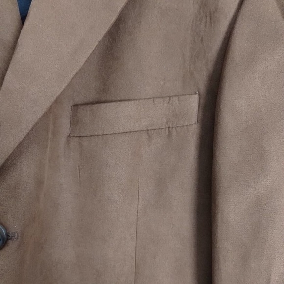Chereskin Blazer Mens Sport Coat Brown 42R 3 Button Classic Retro Formal - Picture 3 of 10